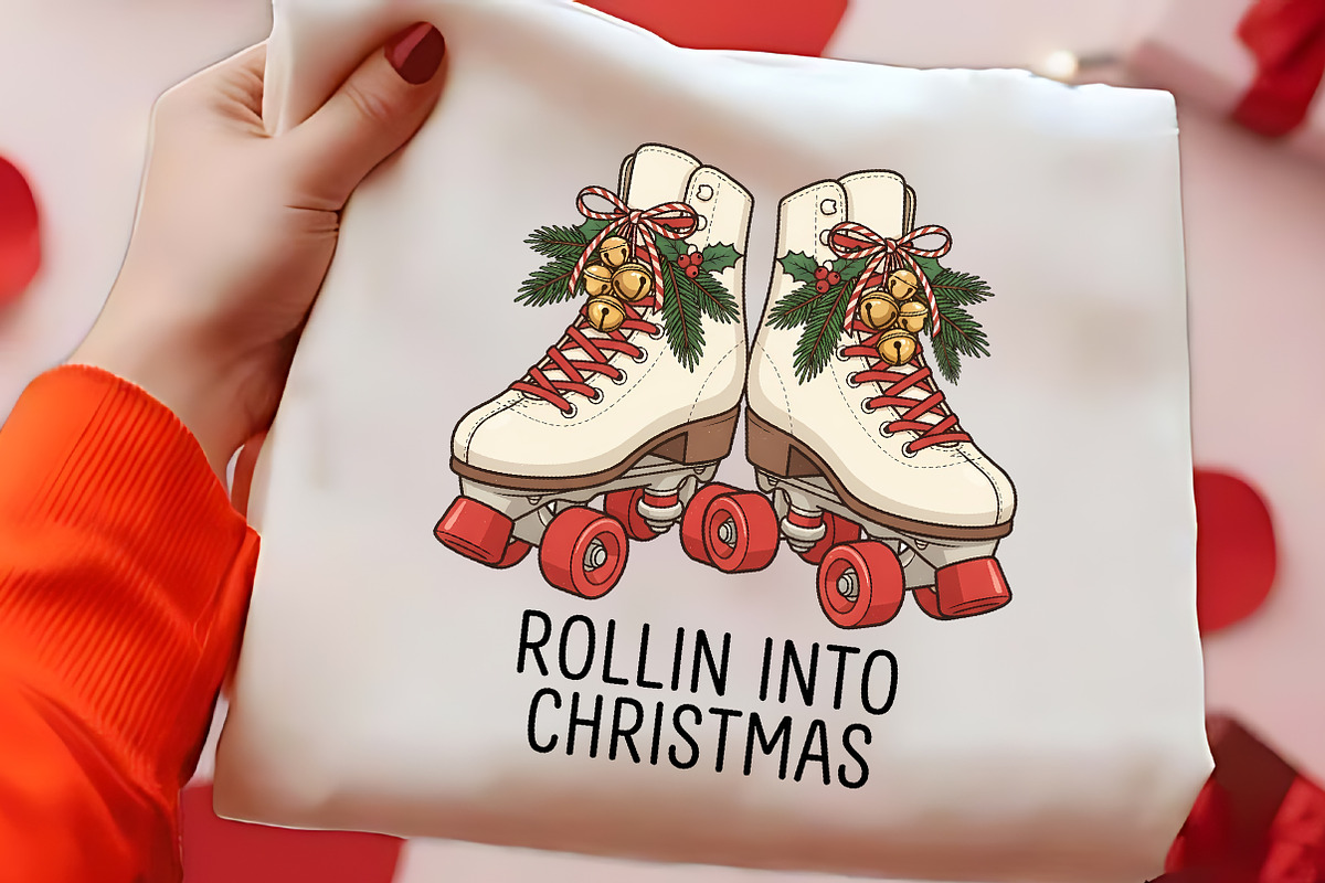 Rollin Into Christmas Roller Skates, a Work Illustration by CrexoraLab (Photo 2 of 4)