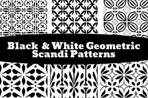 Black And White Geometric Scandi