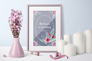 Watercolor floral marsala, an Illustration by BrushArtDesigns (Thumbnail 8 of 10)