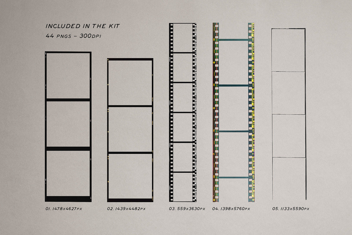 High Quality Film Frames Kit, a Product Mockup by Sparrow & Snow (Photo 3 of 9)