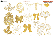 Procreate Gold Autumn Metallic Brush, a Brush Add-On by Fashion Workshop Bkk (Thumbnail 9 of 13)