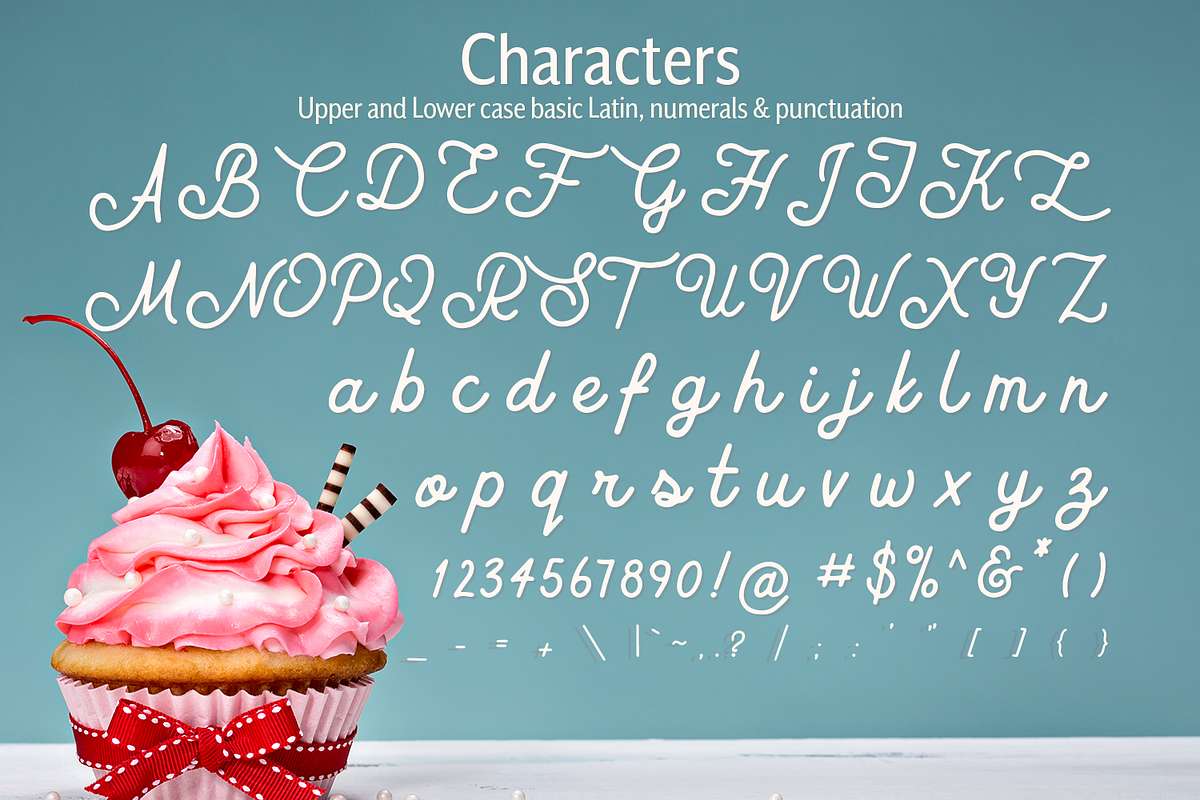 Buttercream Dream - a fancy font duo, a Font by Amber Nest Design (Photo 9 of 15)