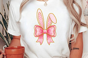 Glitter Easter Bunny Coquette PNG, an Illustration by DreamPrint404 (Thumbnail 3 of 6)
