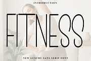 Fitness, a Sans Serif Font by InermediaSTUDIO (Thumbnail 1 of 7)