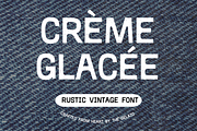Crème Glacée: Vintage Sans Serif, a Sans Serif Font by The Gelato Type (Thumbnail 1 of 14)