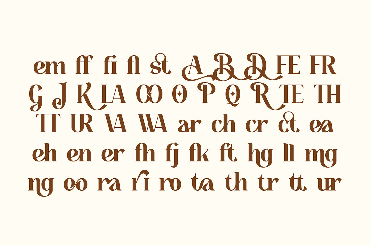 Bedjana - Cafe Serif Font, a Serif Font by Pikgura (Photo 4 of 10)