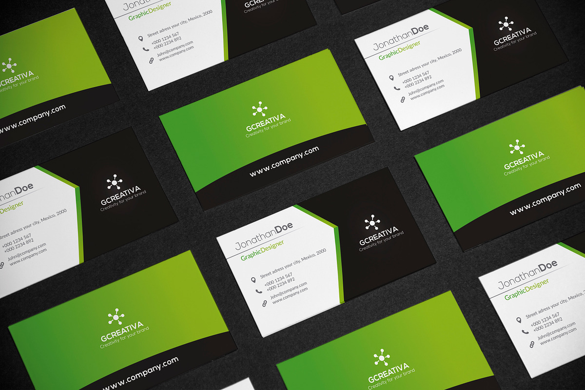 Business Card Corporative, a Business Card Template by DesignsStore (Photo 1 of 2)