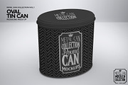 Oval Tin Can Packaging Mockup, a Cups & Container Mockup by INCDesign (Thumbnail 4 of 5)