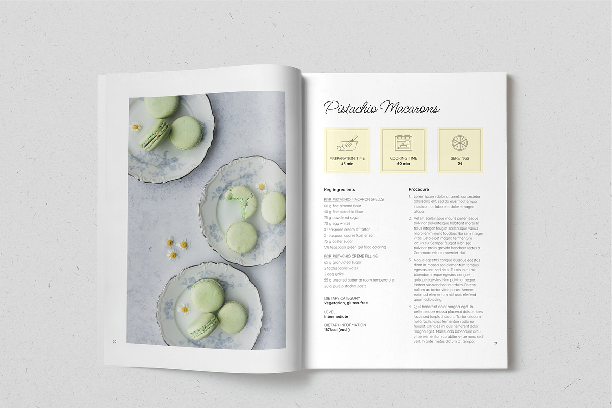 Modern Baking Recipe Book, a Magazine Template by SonaGeciova (Photo 11 of 18)