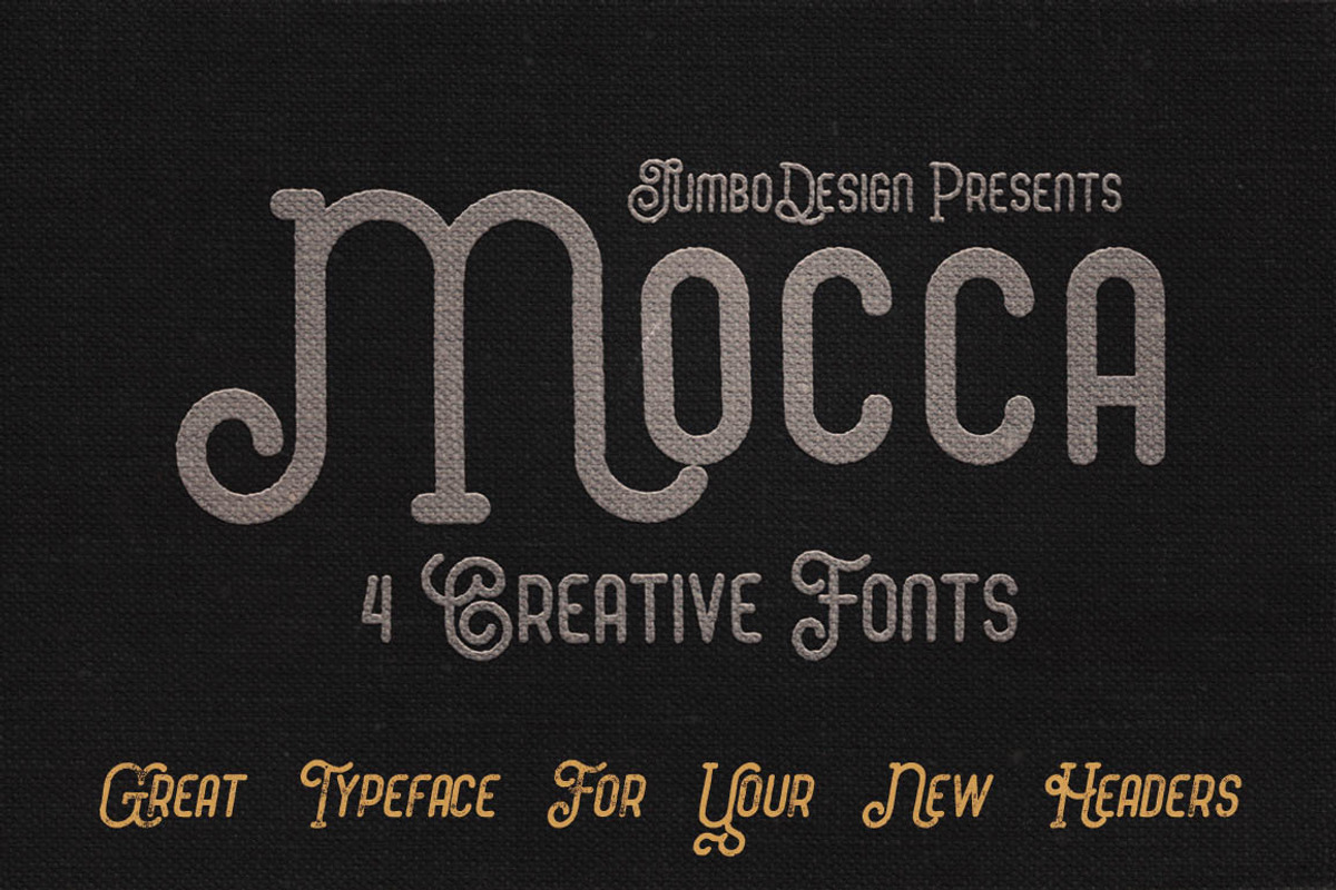 Mocca - Vintage Style Font preview 4
