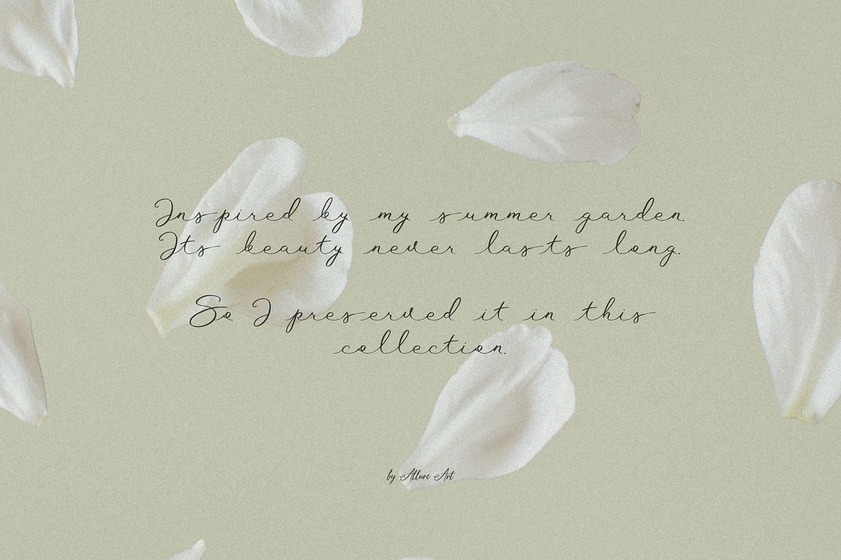 Petals Botanical Overlay Kit & Paper, an Object Graphic by Allure Art (Photo 21 of 22)