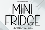 Mini Fridge, a Sans Serif Font by FreshTypeINK (Thumbnail 1 of 7)