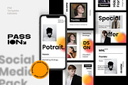 PASSION - Street Urban Social Media, a Social Media Template by Dirtytemp Studio (Thumbnail 1 of 14)