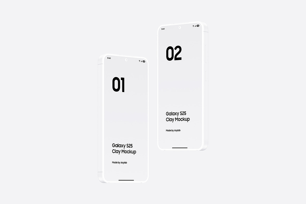 Galaxy S25 Clay Mockups Scenes, an Android Mockup by Asylab (Photo 53 of 58)