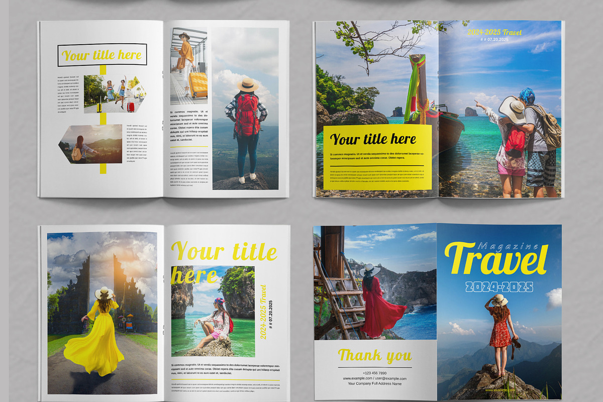 Travel Magazine Design, a Magazine Template by ContestDesign (Photo 3 of 3)