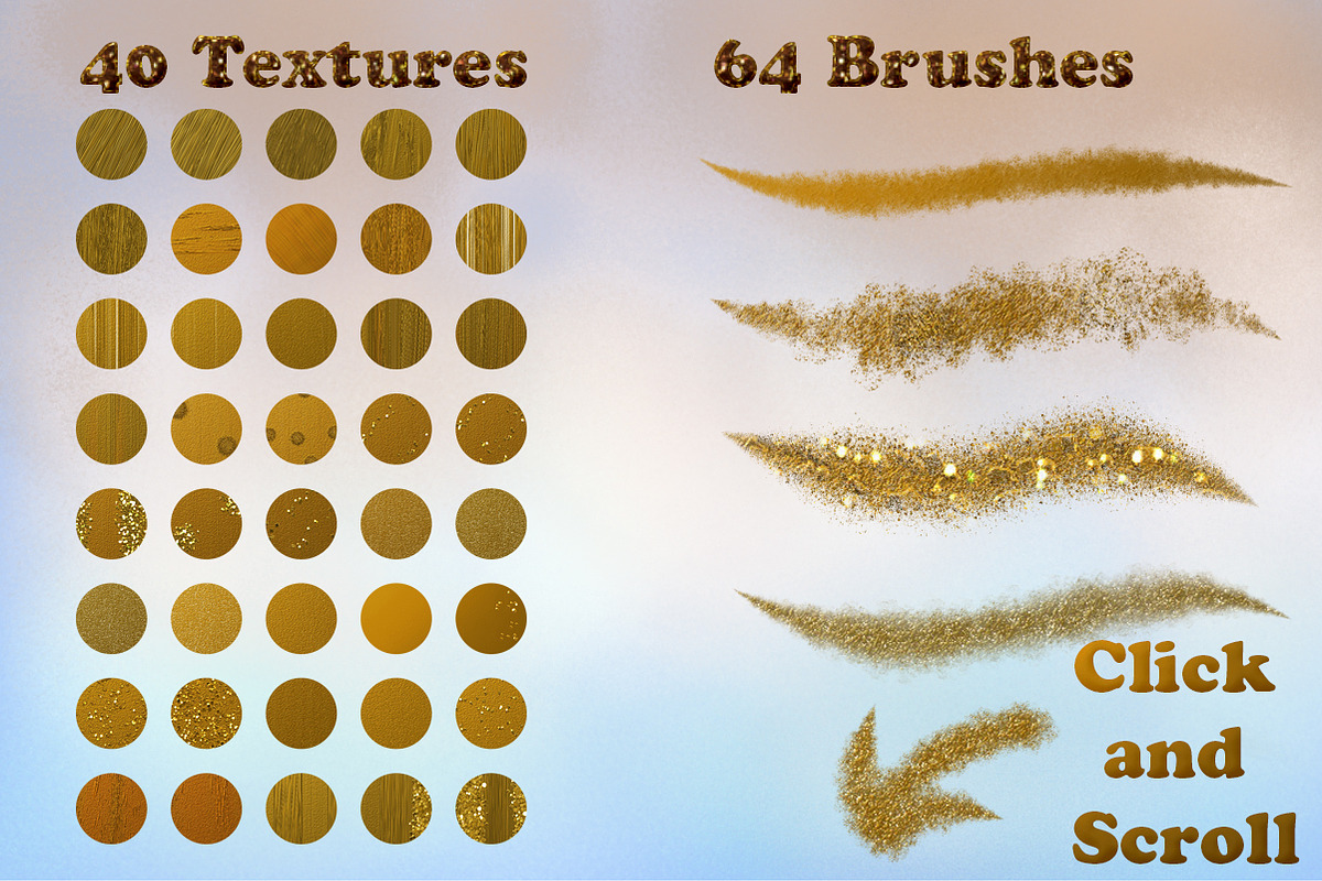 Glitter Set for Photoshop, a Texture Graphic by ArtPlanet (Photo 4 of 5)