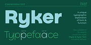 Ryker, a Sans Serif Font by HeadFirst (Thumbnail 1 of 15)