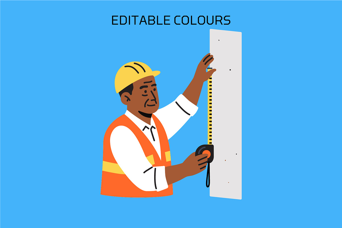 Construction Worker 03 – Vector, a Person Illustration by Studio22 (Photo 2 of 3)