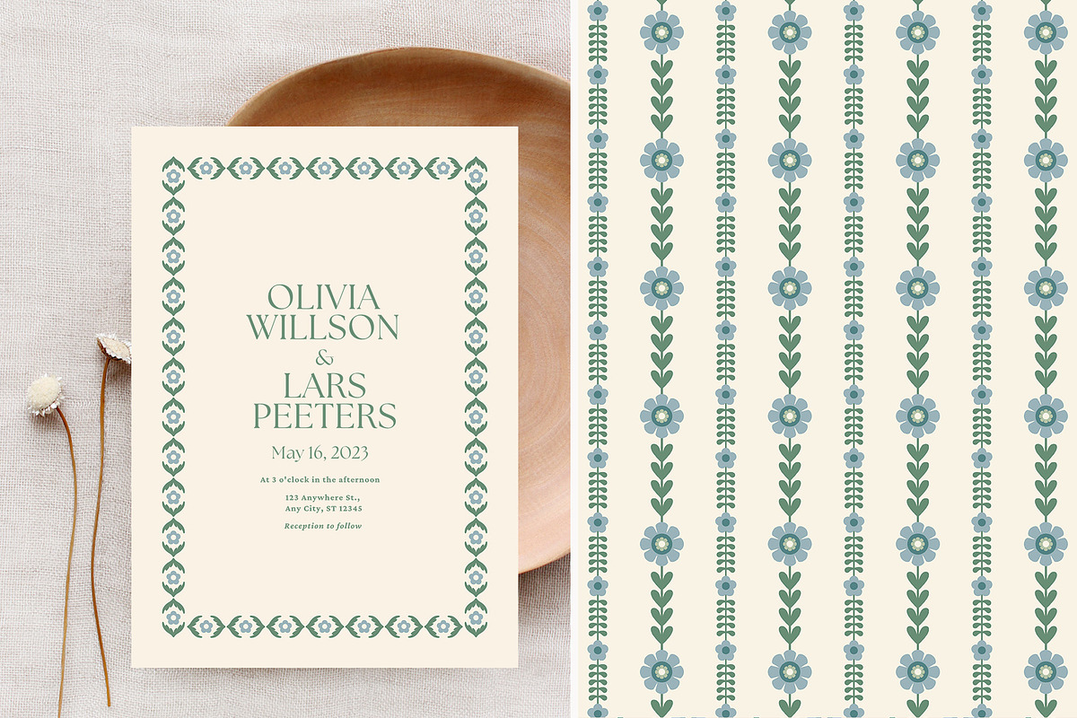 Blossom - Earthy Patterns & Shapes, a Pattern Graphic by Basia Stryjecka (Photo 15 of 33)