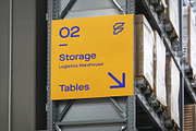 Logo Mockup Logistic Sign, a Product Mockup by Asylab (Thumbnail 1 of 5)
