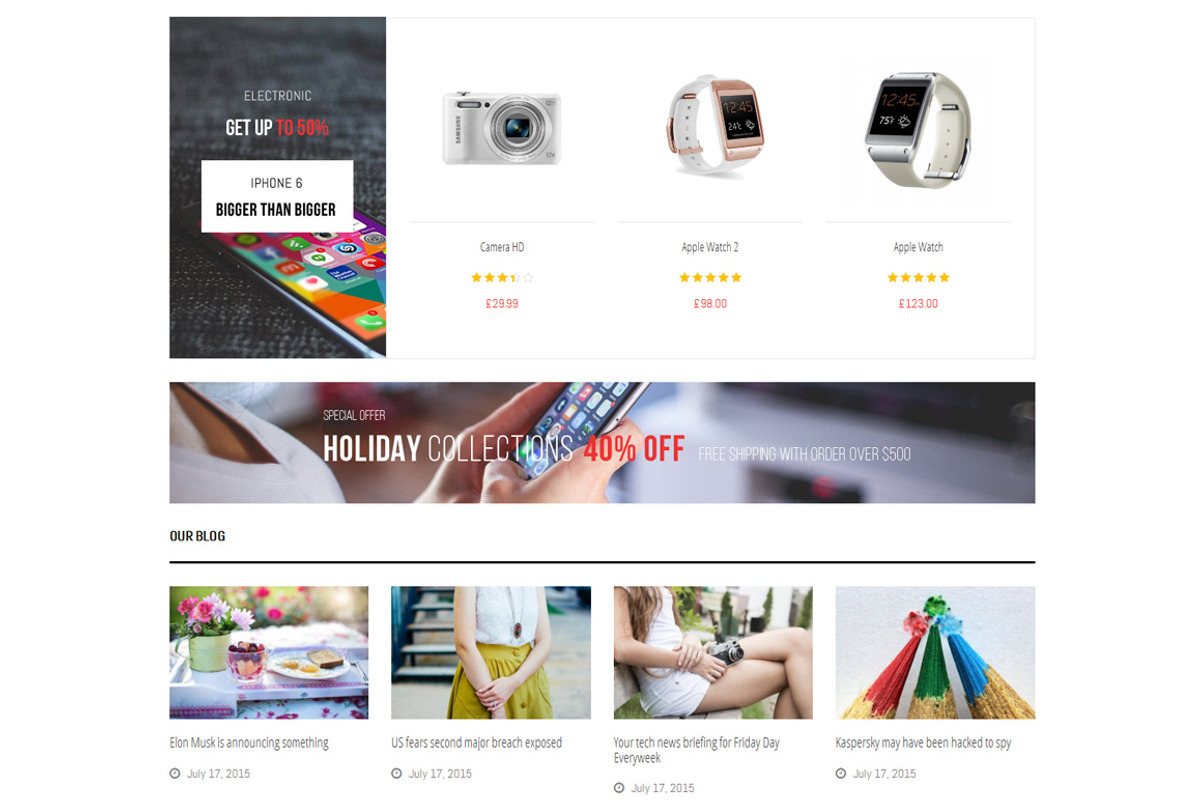 DW MarketStore - WP eCommerce Theme, a WordPress Template by DesignWall (Photo 6 of 6)