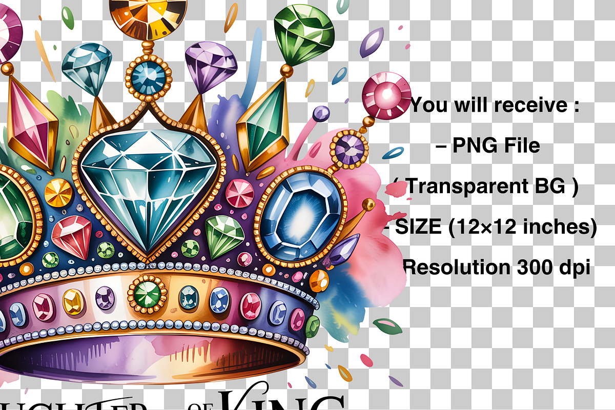 Daughter Of The King PNG, an Object Graphic by Clipart Bloom (Photo 3 of 3)