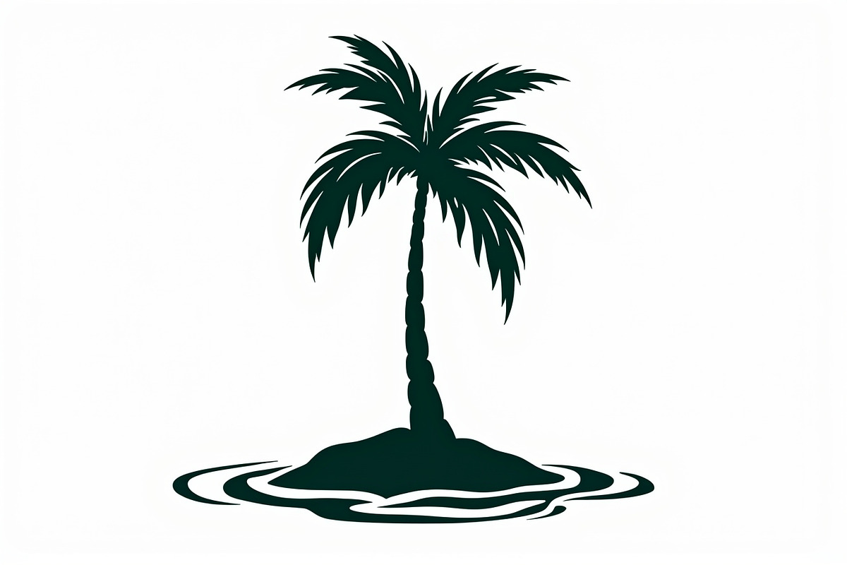 A lone palm tree standing bundle, an Illustration by Amazin_art (Photo 7 of 7)