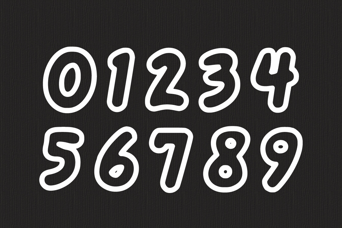 Sweet Dance Handwritten Outline, a Handwritten Font by Fourteen Letter (Photo 6 of 6)