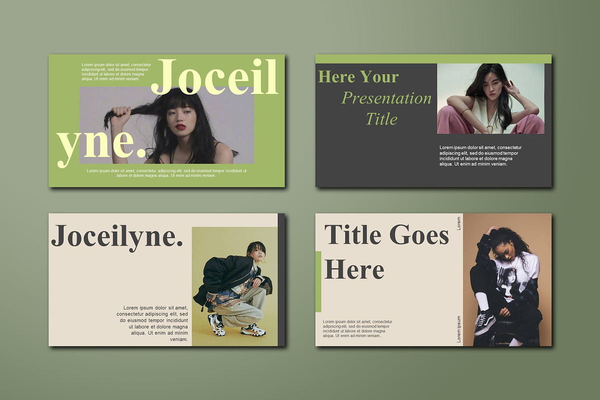 JOCEILYNE PowerPoint Template, a Presentation Template by Ompie Agrino (Photo 2 of 9)