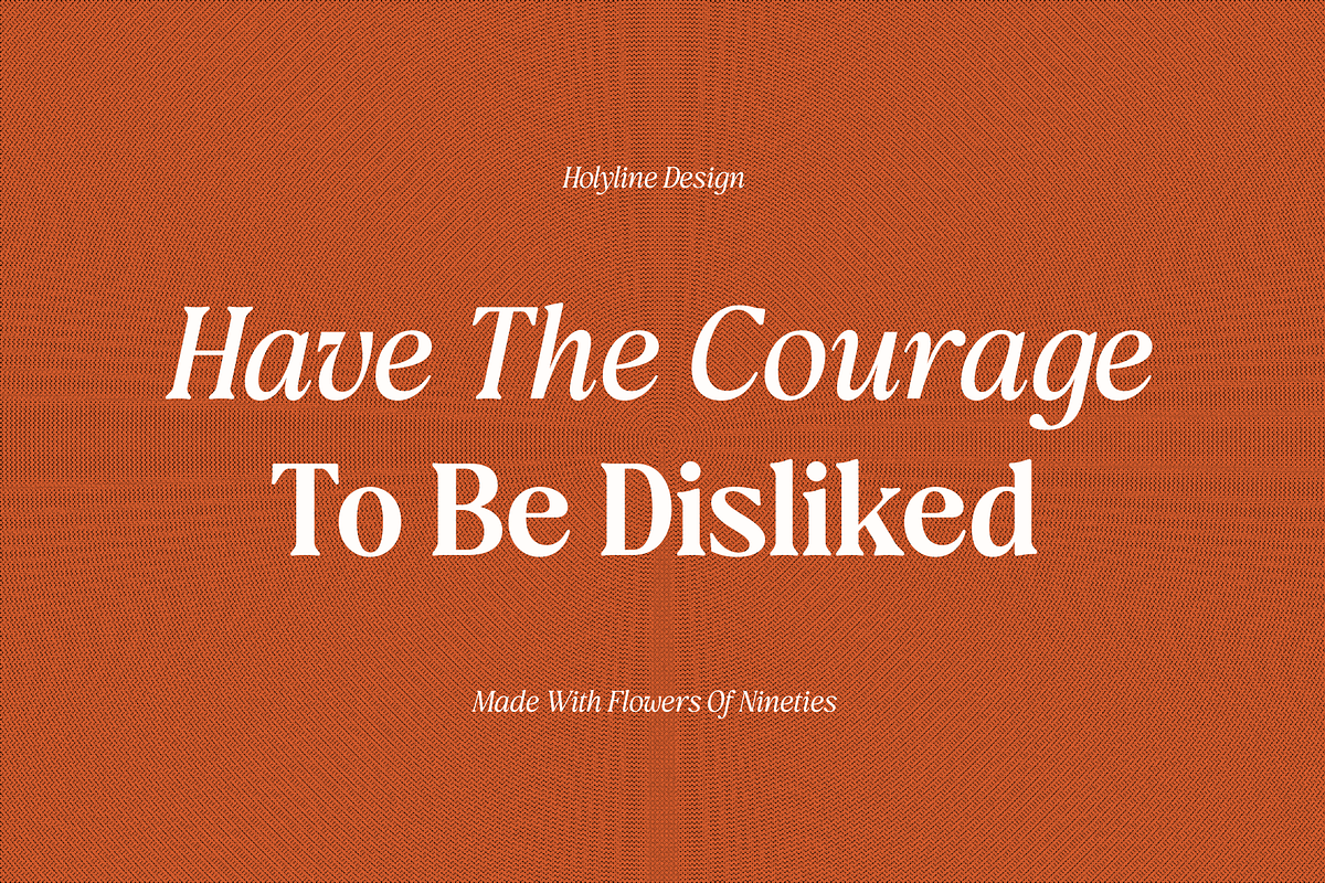 Flowers Of Nineties - (18 Fonts), a Serif Font by Holyline Design (Photo 9 of 15)