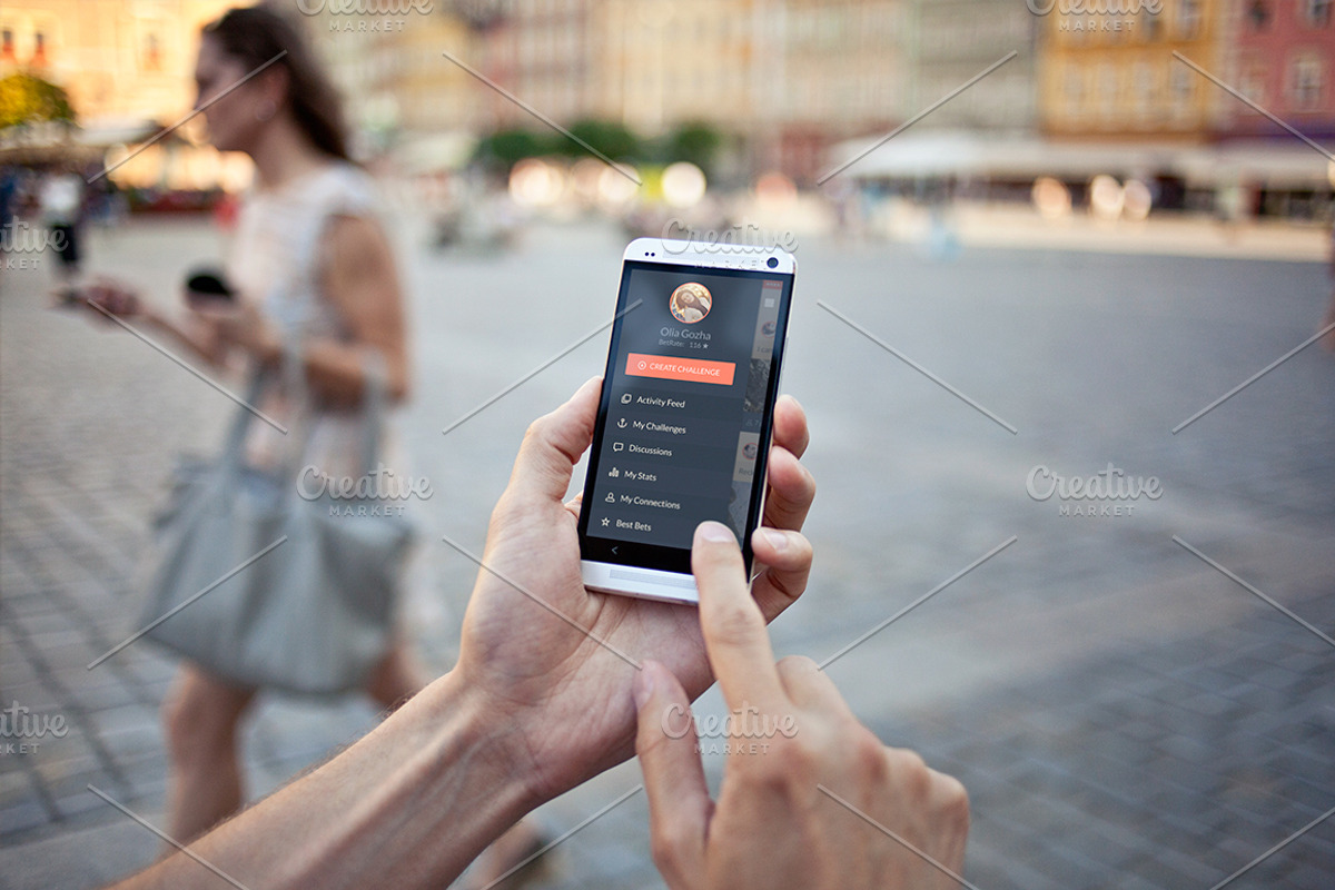 12 Android photo mockups, an Android Mockup by show it better (Photo 2 of 5)