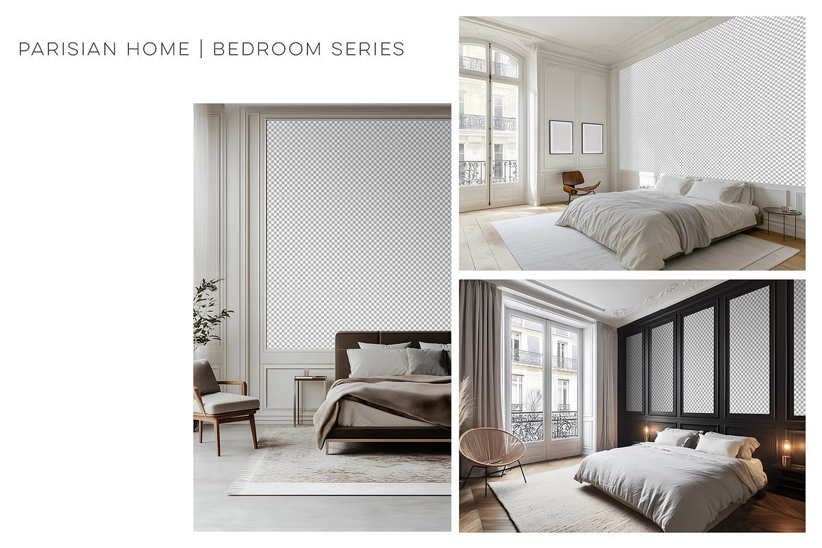 24 Parisian Wallpaper Mockup Bundle, a Household Mockup by Blixa 6 Studios (Photo 9 of 20)