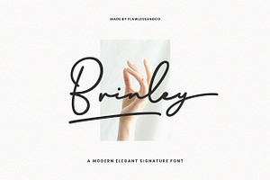 Brinley - Modern Handwritten Font