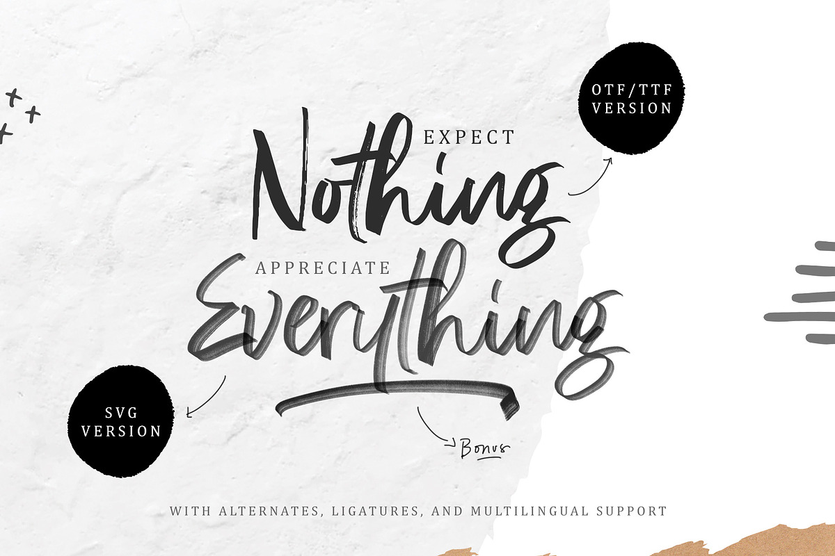Rossie Kelly - SVG Font preview 7