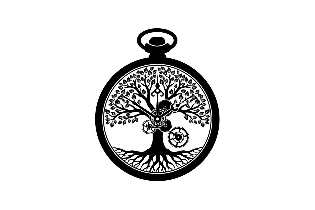 Steampunk Tree of Life Symbol Bundle, an Illustration by yasushie (Photo 10 of 31)