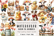Cute on the Farm on the Animals, an Illustration by CreationArt (Thumbnail 1 of 5)