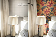 Wallpaper Mockup: Bedside white lamp, a Household Mockup by Andrea Muller (Thumbnail 3 of 7)