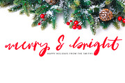 Oh Mistletoe Script Font, a Script Font by Creativeqube Design (Thumbnail 5 of 5)