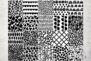 Black and white abstract patterns, a Pattern Graphic by pineart (Thumbnail 2 of 5)