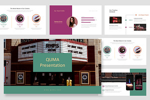 Quma : Entertainment Google Slides, a Presentation Template by Punkl Camp