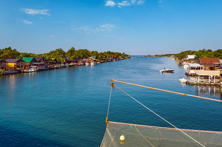 Bojana river delta and Ada Island in Ulcinj, Montenegro, a Nature Photo by YuriyB
