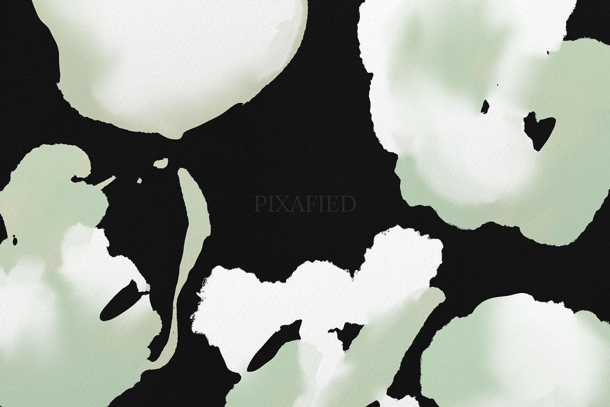 Green Watercolour Clip Art, a Decorative Illustration by Pixafied (Photo 4 of 4)
