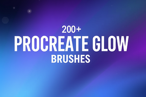 20 Procreate Glow Brushes