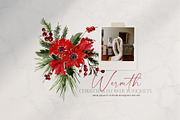 Watercolor clipart -Warmth Christmas, an Illustration by Beigetime (Thumbnail 4 of 9)