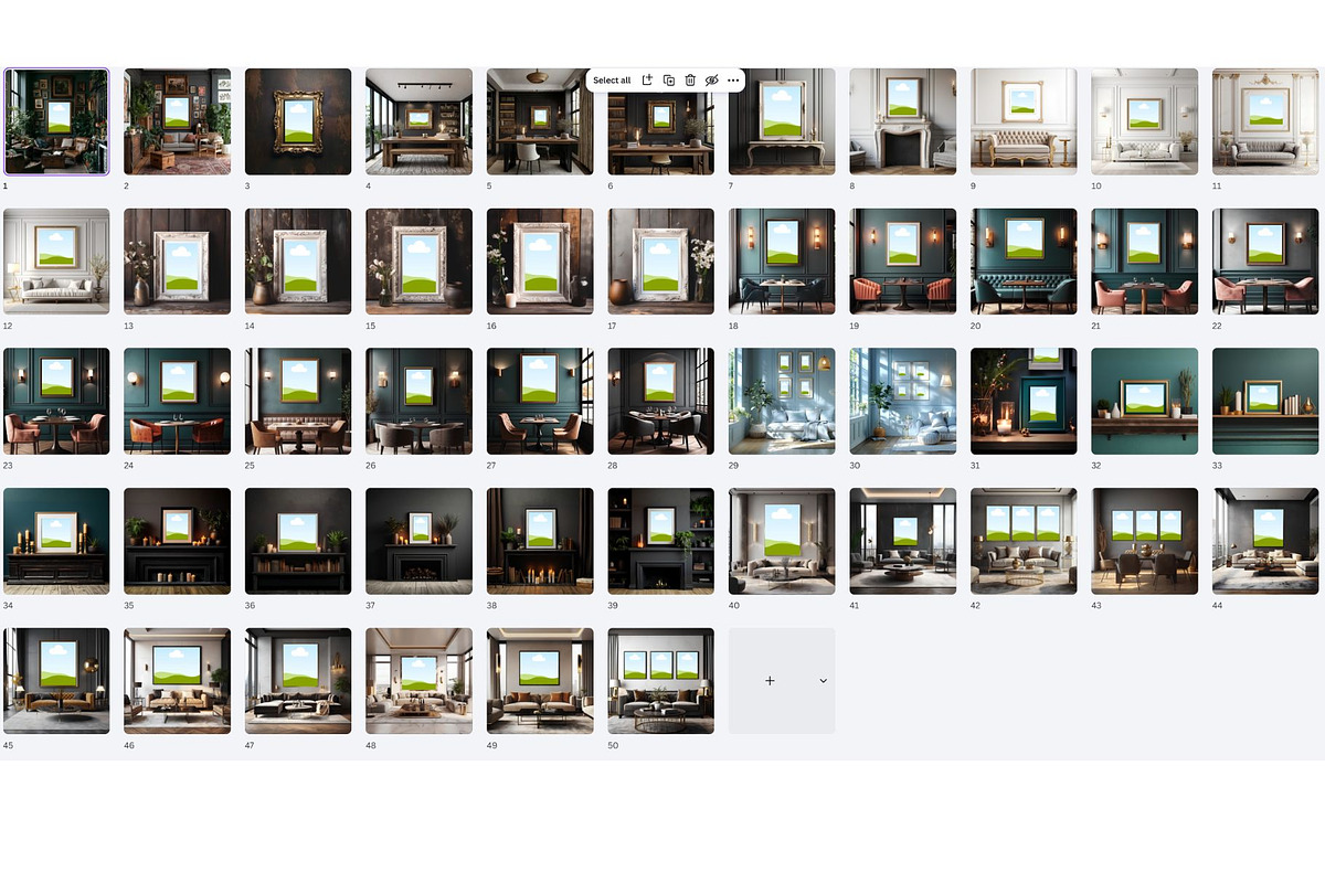 50 Canva Frame Mockups Luxury 4K, a Household Mockup by ARTOZEN DIGITAL (Photo 15 of 15)