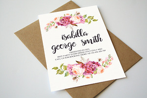 Modern Wedding Marriage Invitation, an Invitation Template by graphicforest