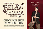 Broadest - Swash Decorative Serif, a Serif Font by Shakira Studio (Thumbnail 5 of 10)