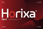 Horixa Next Modern Connected Sans, a Sans Serif Font by productype1 (Thumbnail 1 of 12)