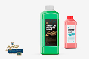 Plastic Bottle Mockup, a Packaging Mockup by Reformer Mockup