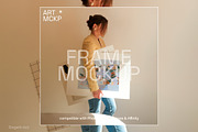 Elegant: Art Print/Poster mockup set, a Merchandise Mockup by MCKP*ME (Thumbnail 3 of 15)